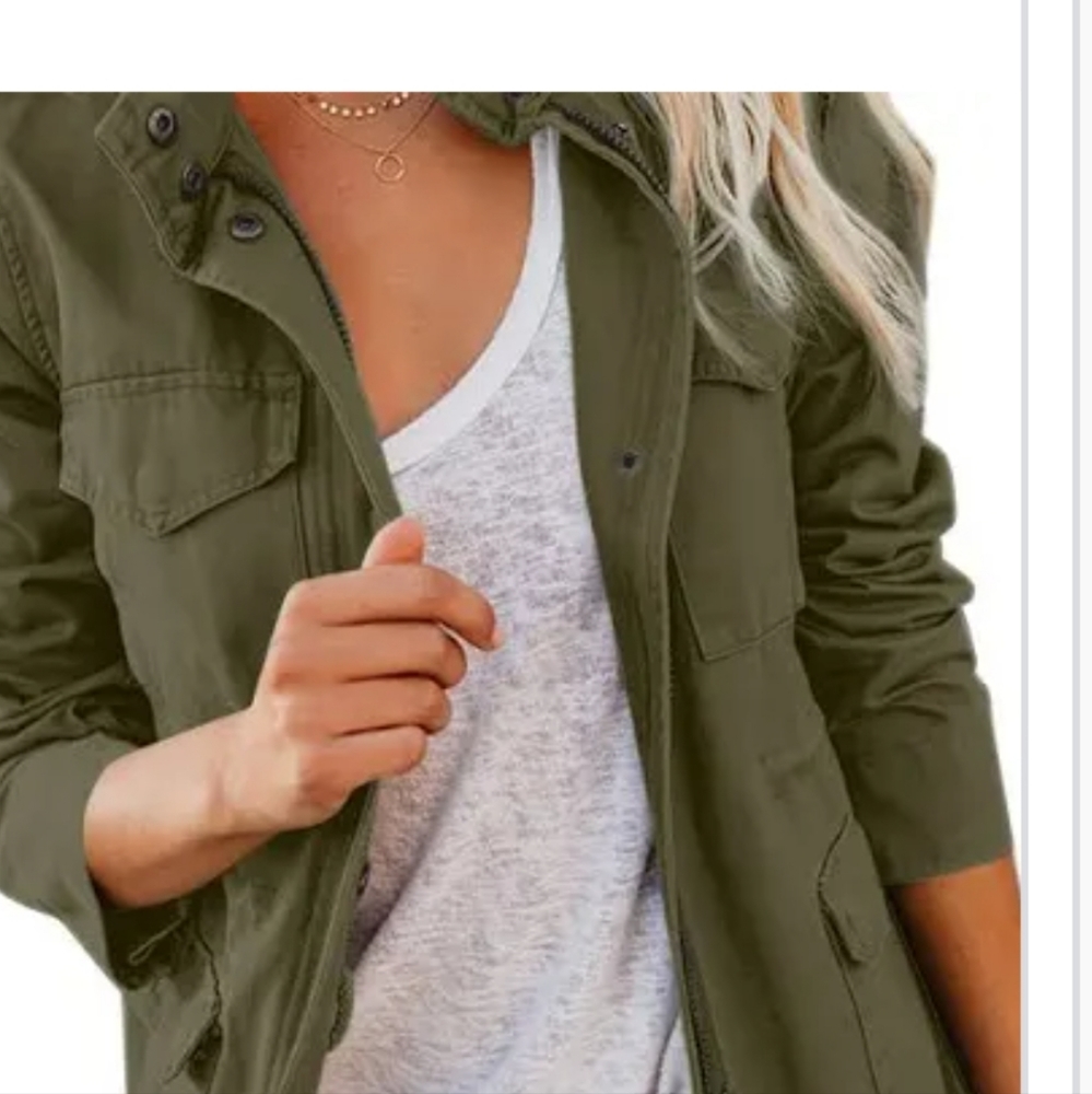 Army Green 4 pocket Jacket